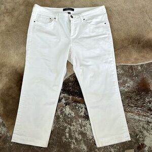 Tommy Bahama White Denim Crop Jeans
